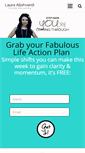 Mobile Screenshot of lauraslifecoaching.com